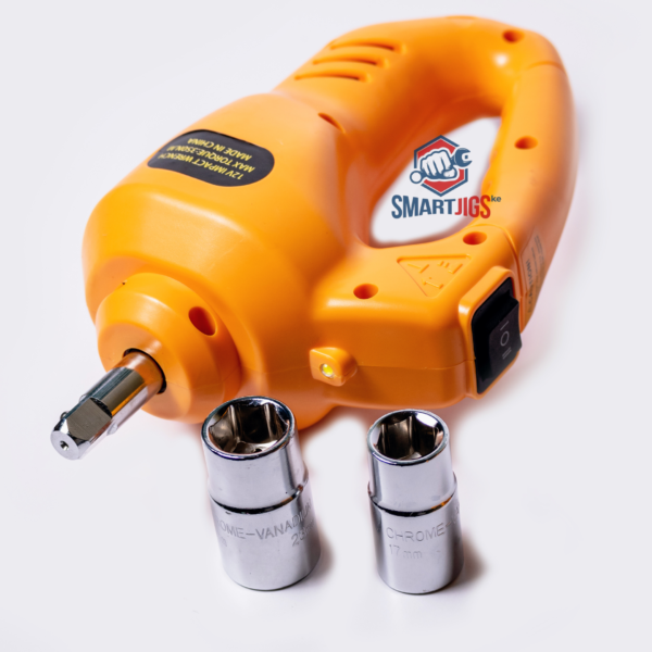 12V Electric Car Jack with Impact Wrench - Image 4