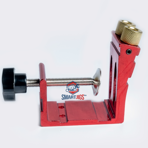 Pocket hole jig with clamp